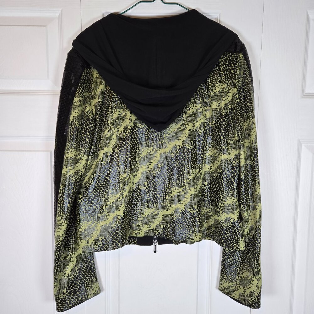 Joseph Ribkoff Short Snake Skin Pattern jacket - Picture 3 of 7